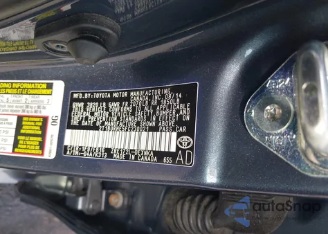 2015 Toyota Corolla L/Le/Le Pls/Prm/S/S Pls from USA, damaged, VIN 2T1BURHE5FC230021